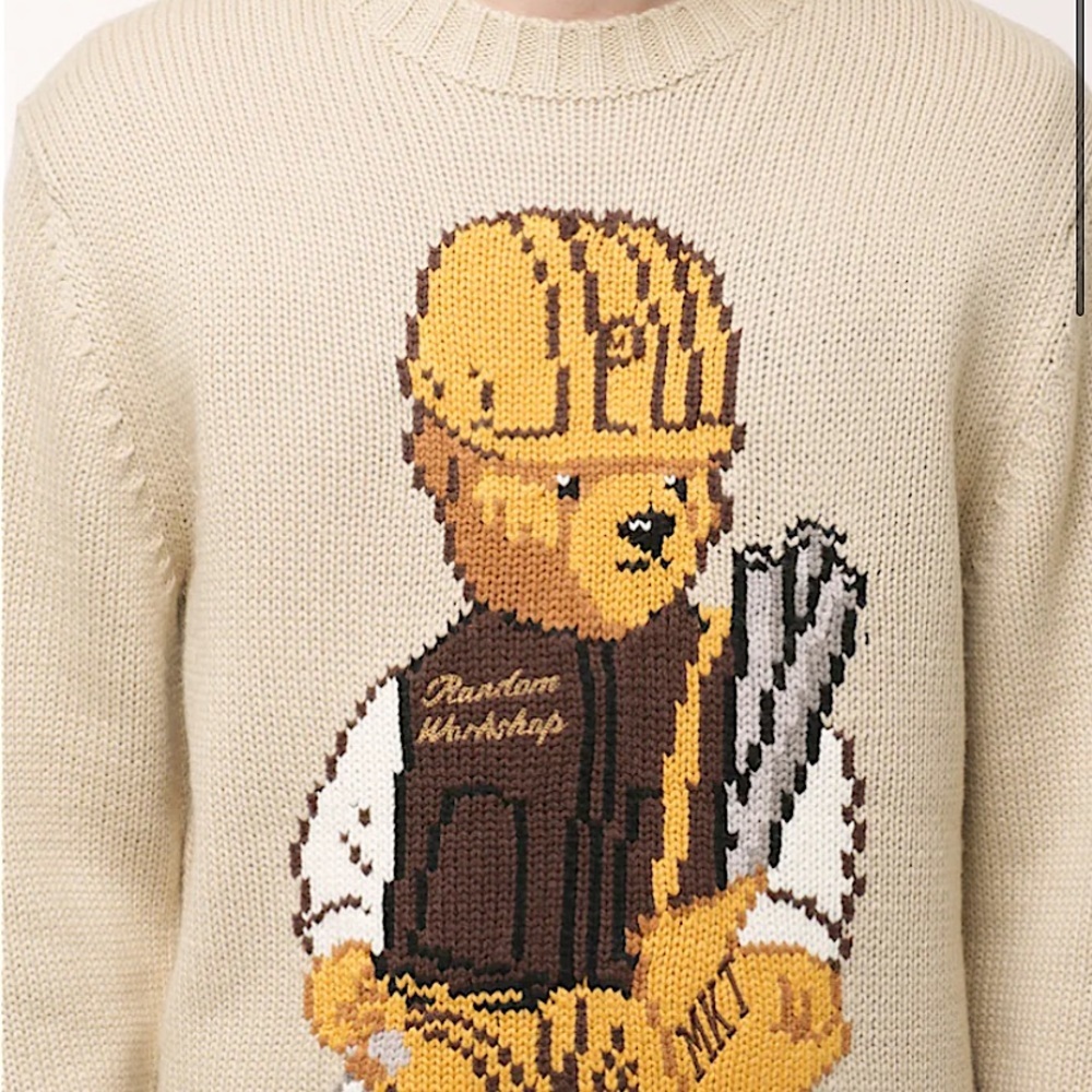 MARKET “WORKSHOP BEAR” Cream Sweater
Mens Size XL NWT! - Picture 3 of 3